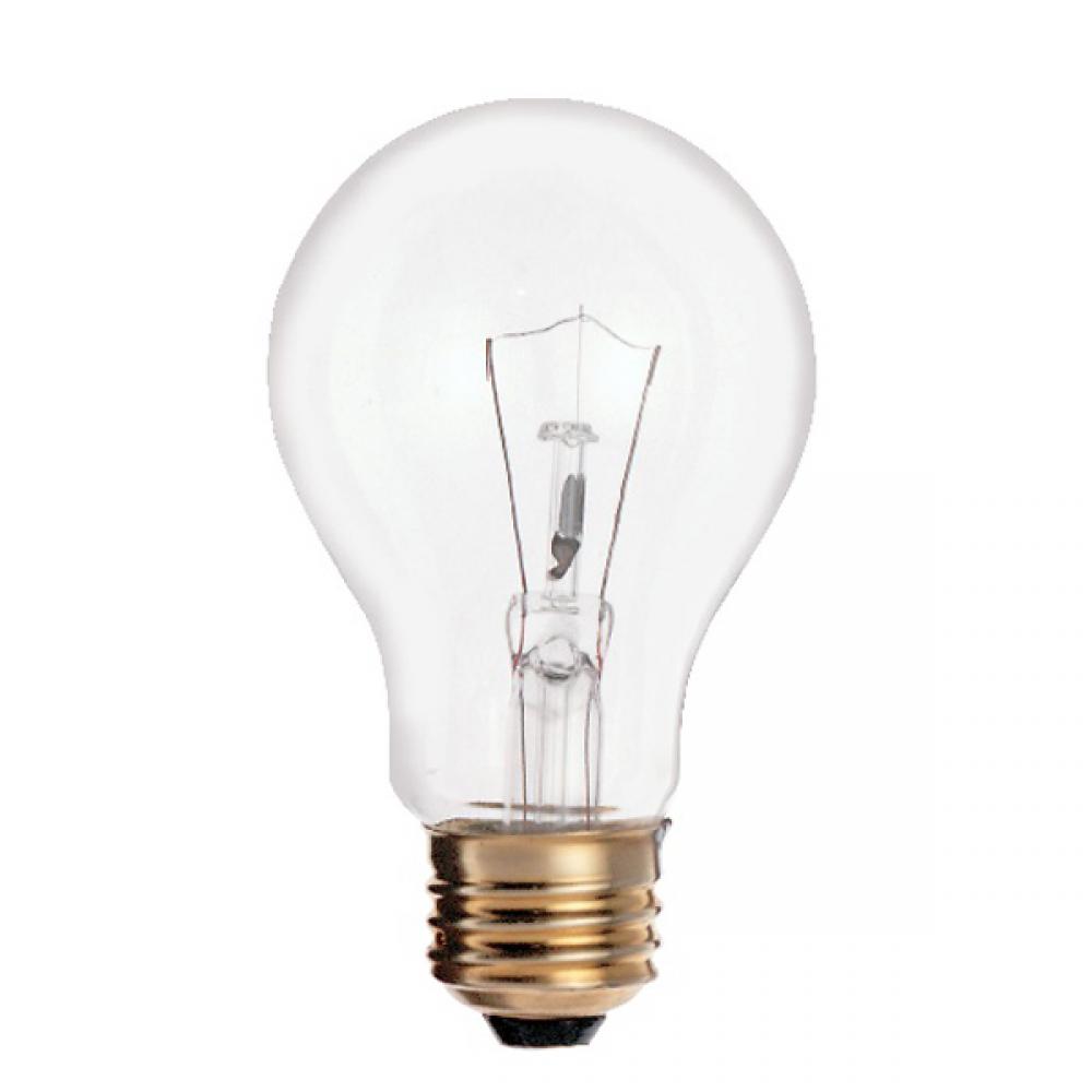 69 Watt A21 Incandescent; Clear; 8000 Average rated hours; 640 Lumens; Medium base; 130 Volt