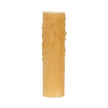 Satco Products Inc. 80/1976 - Bee's Drip (Bee's Wax) Candelabra Base; Amber (Honey) Finish; 7/8" Inside Diameter;