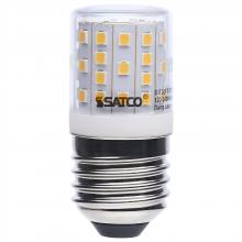 Satco Products Inc. S11201 - 3.5 Watt T14 LED; 3000K CCT; European Medium Base; Clear Finish; Appliance Lamp; 120-240 Volt