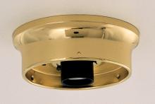 Satco Products Inc. S70/231 - Wired Holder; Brass Finish; 4"