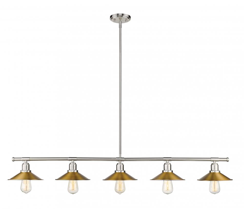 5 Light Linear Chandelier