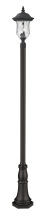 Z-Lite 533PHB-518P-BK - 3 Light Outdoor Post Mounted Fixture