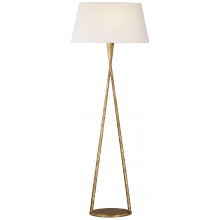 Visual Comfort & Co. Signature Collection IKF 1406GI-L - Cesta 60" Sculpted Floor Lamp