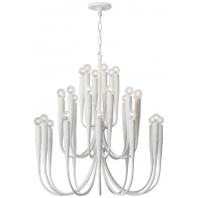 Visual Comfort & Co. Signature Collection JN 5073PW - Acadia 30" Medium Chandelier