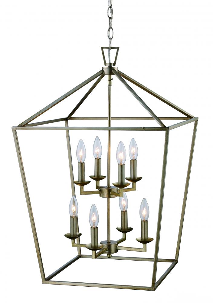 Lacey 19" Pendant Style Cage Chandelier