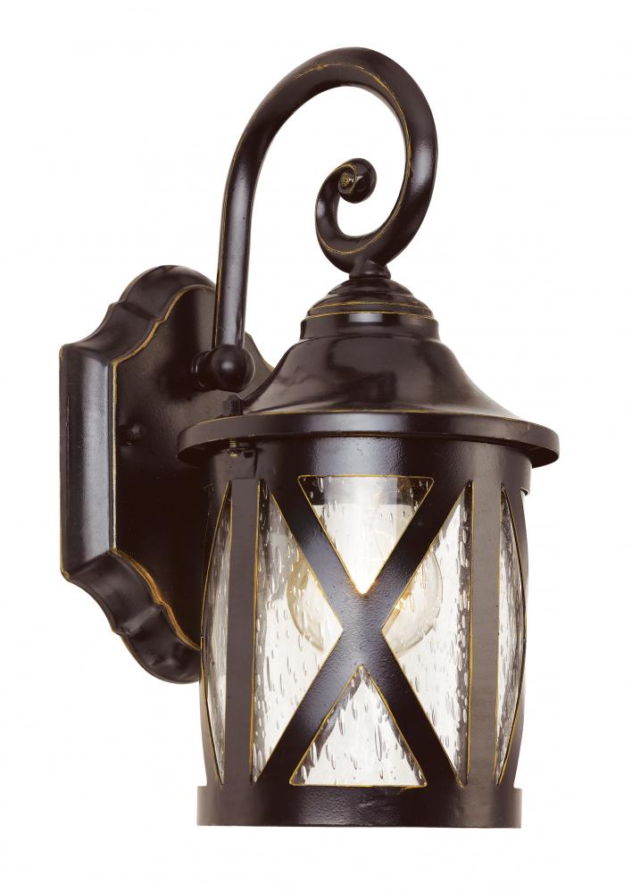 Chandler 1-Light Armed Coach-style Outdoor Wall Lantern Light