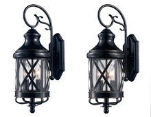 Trans Globe 5120-2 ROB - Chandler Set of Two, 21-in. Outdoor 2-Light Armed Wall Lanterns