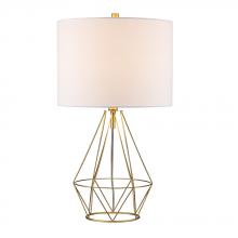 Trans Globe RTL-9090 AG - 1LT TABLE LAMP-GEOMETRIC FRAME