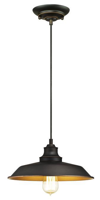 Pendant Oil Rubbed Bronze Finish with Highlights