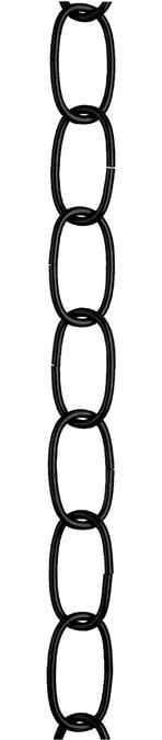 3' 11 Gauge Fixture Chain Flat Black Finish