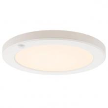 Westinghouse 6133200 - 9 in. 18W LED Flush wtMotion Sensor and Color Temperature Selection White Finish