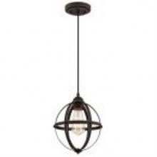 Westinghouse 6361900 - Mini Pendant Oil Rubbed Bronze Finish with Highlights