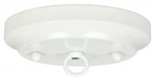 Westinghouse 7001200 - Classic Canopy Kit with Center Hole White Finish