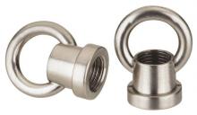 Westinghouse 7025800 - Two 1" Diameter Female Loops Brushed Nickel Finish