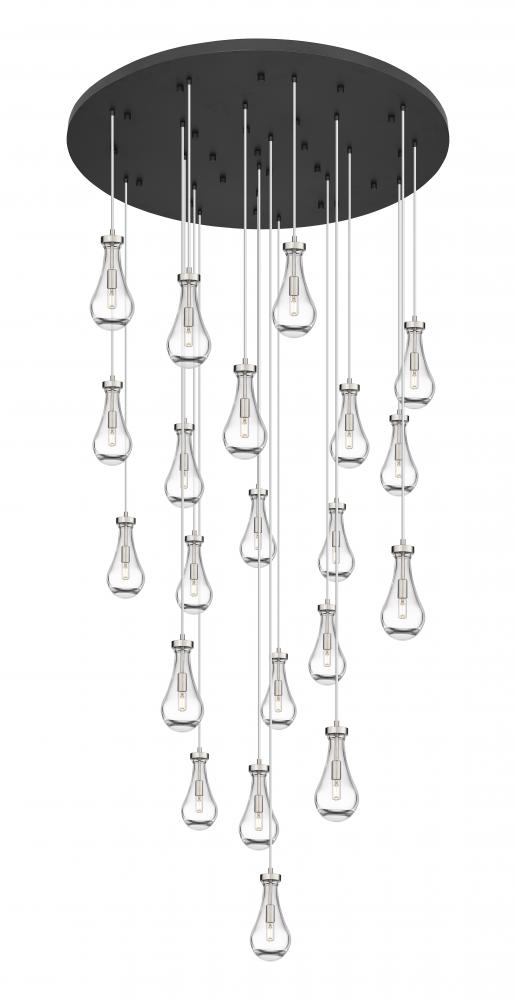 Owego - 21 Light - 48 inch - Brushed Satin Nickel - Multi Pendant