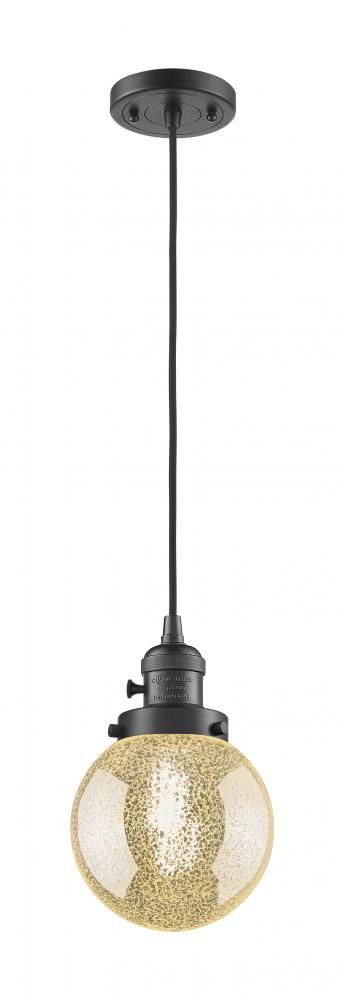 Beacon - 1 Light - 6 inch - Oil Rubbed Bronze - Cord hung - Mini Pendant