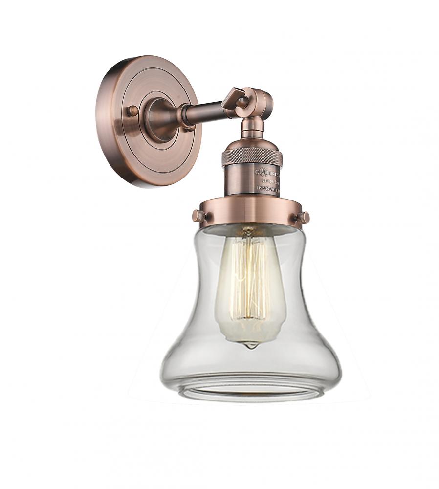 Bellmont - 1 Light - 7 inch - Antique Copper - Sconce