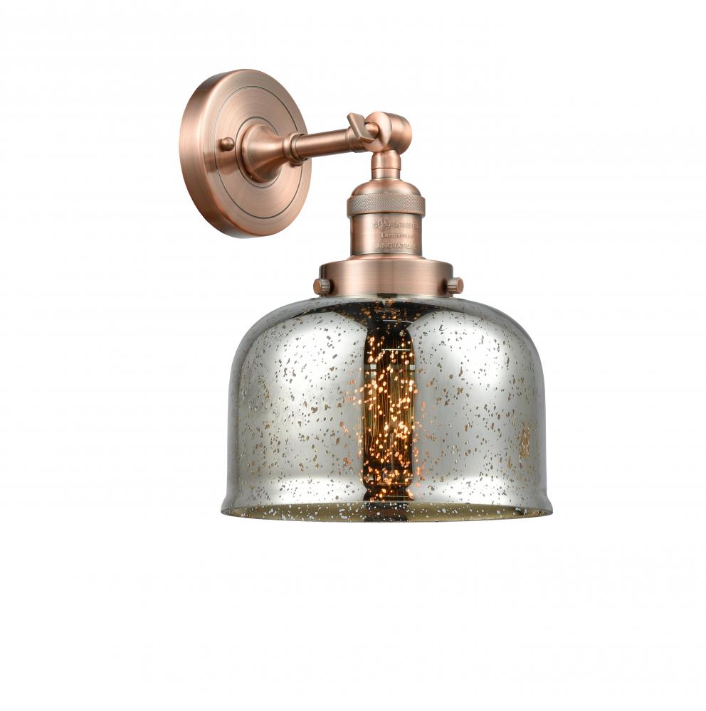 Bell - 1 Light - 8 inch - Antique Copper - Adjustable Sconce