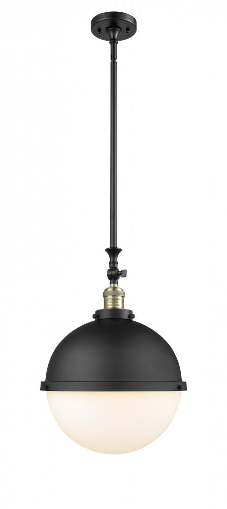 Hampden - 1 Light - 13 inch - Black Antique Brass - Stem Hung - Pendant