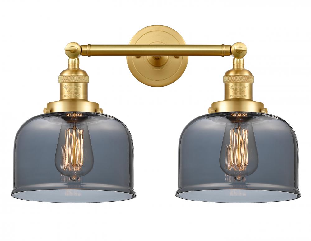 Bell - 2 Light - 19 inch - Satin Gold - Bath Vanity Light