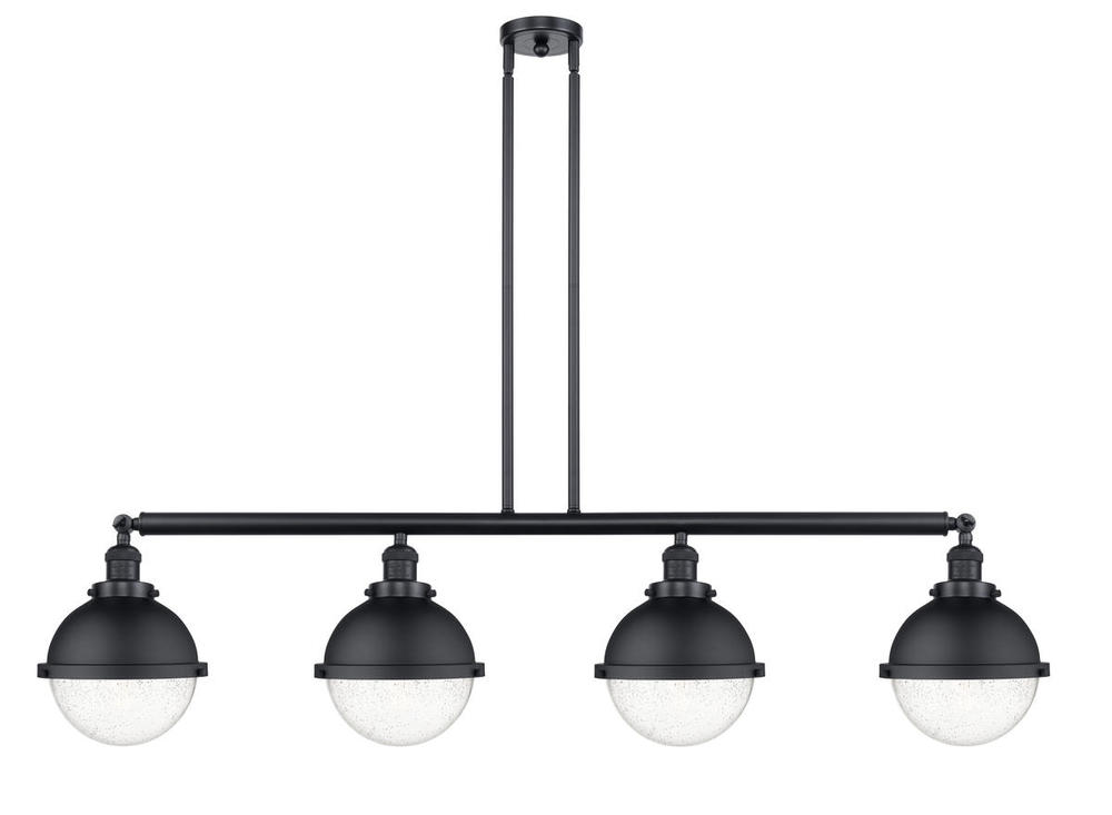 Hampden - 4 Light - 54 inch - Matte Black - Stem Hung - Island Light