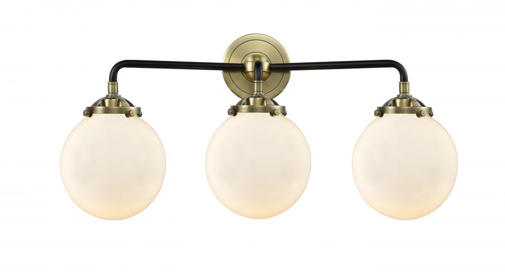 Beacon - 3 Light - 24 inch - Black Antique Brass - Bath Vanity Light