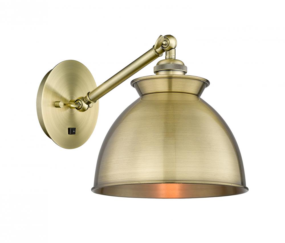 Adirondack - 1 Light - 8 inch - Oil Rubbed Bronze - Adjustable Sconce