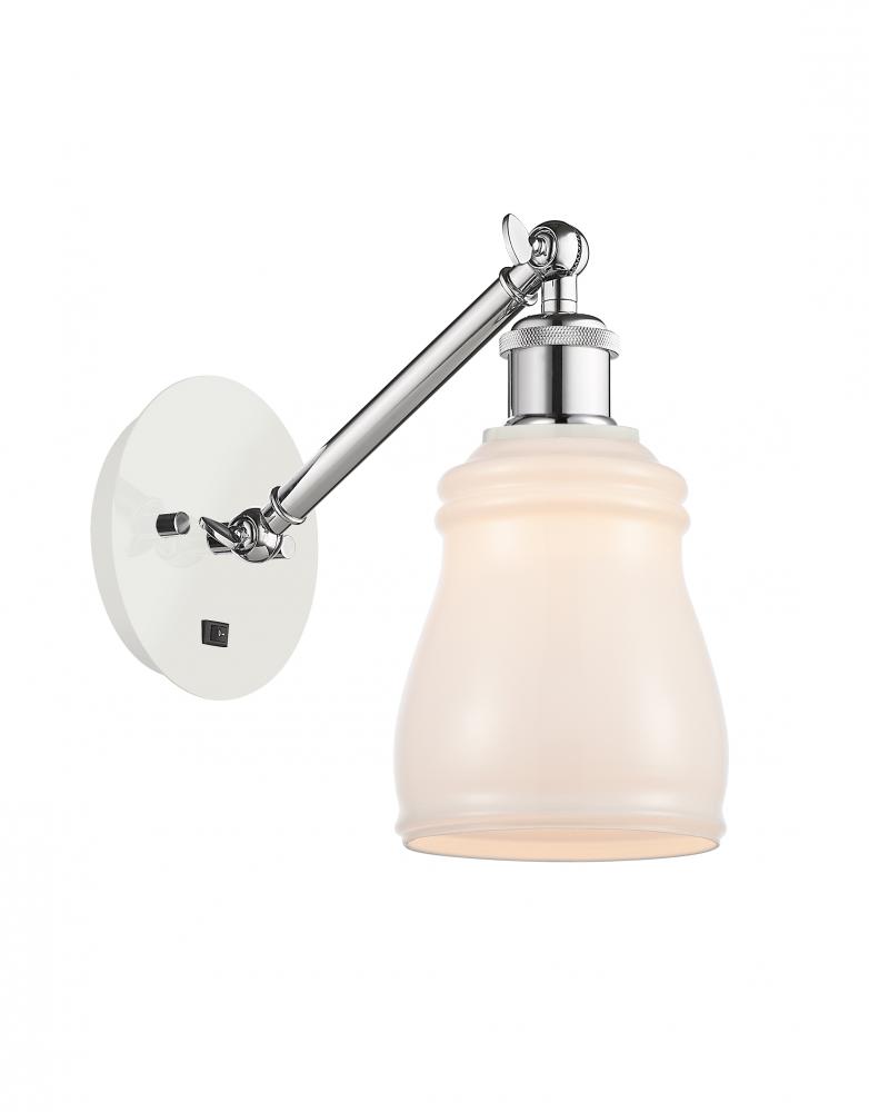 Ellery - 1 Light - 5 inch - White Polished Chrome - Adjustable Sconce