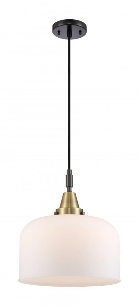 Bell - 1 Light - 12 inch - Black Antique Brass - Mini Pendant