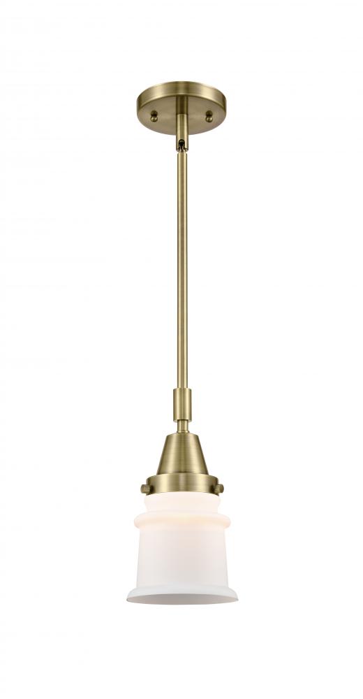 Canton - 1 Light - 7 inch - Antique Brass - Mini Pendant