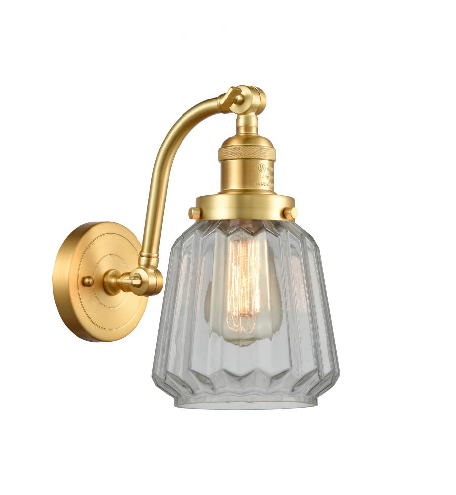 Chatham - 1 Light - 7 inch - Satin Gold - Adjustable Sconce