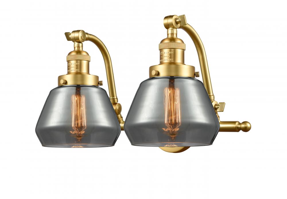 Fulton - 2 Light - 18 inch - Satin Gold - Bath Vanity Light