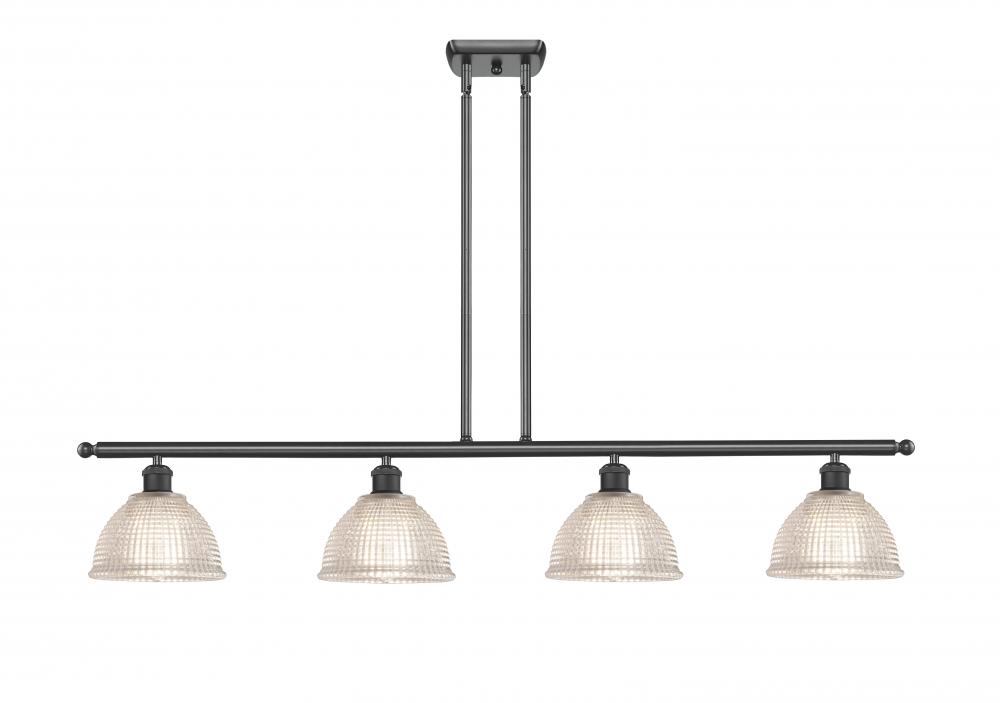 Arietta - 4 Light - 48 inch - Matte Black - Cord hung - Island Light