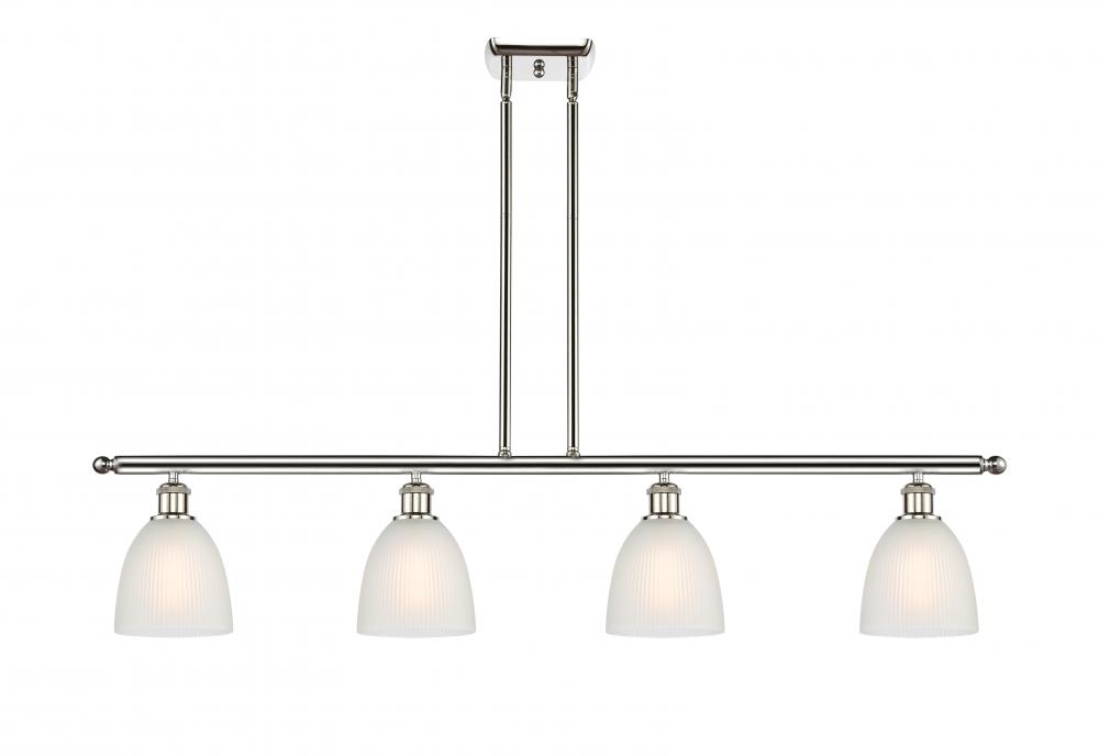 Castile - 4 Light - 48 inch - Polished Nickel - Cord hung - Island Light