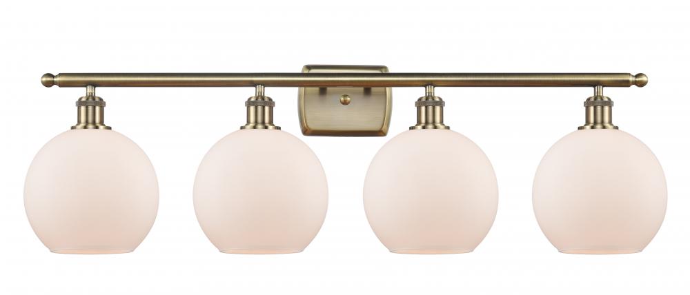 Athens - 4 Light - 38 inch - Antique Brass - Bath Vanity Light