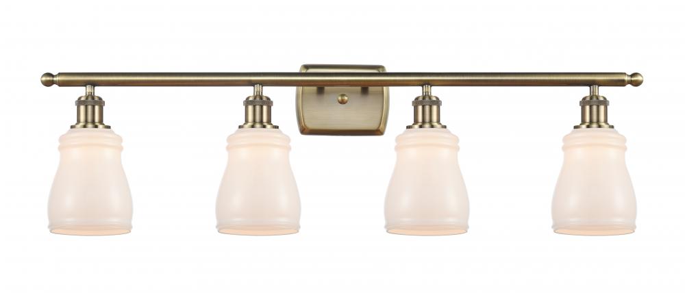 Ellery - 4 Light - 35 inch - Antique Brass - Bath Vanity Light