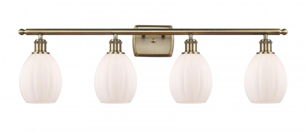 Eaton - 4 Light - 36 inch - Antique Brass - Bath Vanity Light