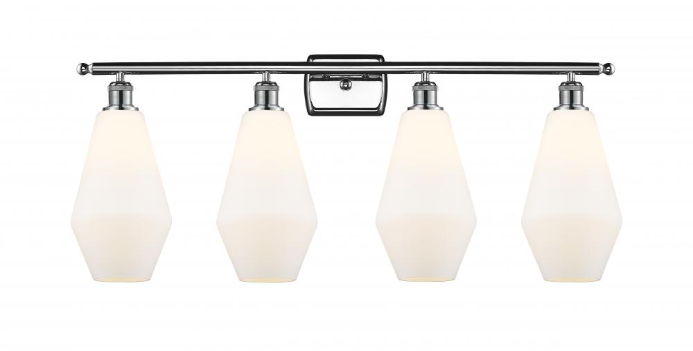 Cindyrella - 4 Light - 37 inch - Polished Chrome - Bath Vanity Light