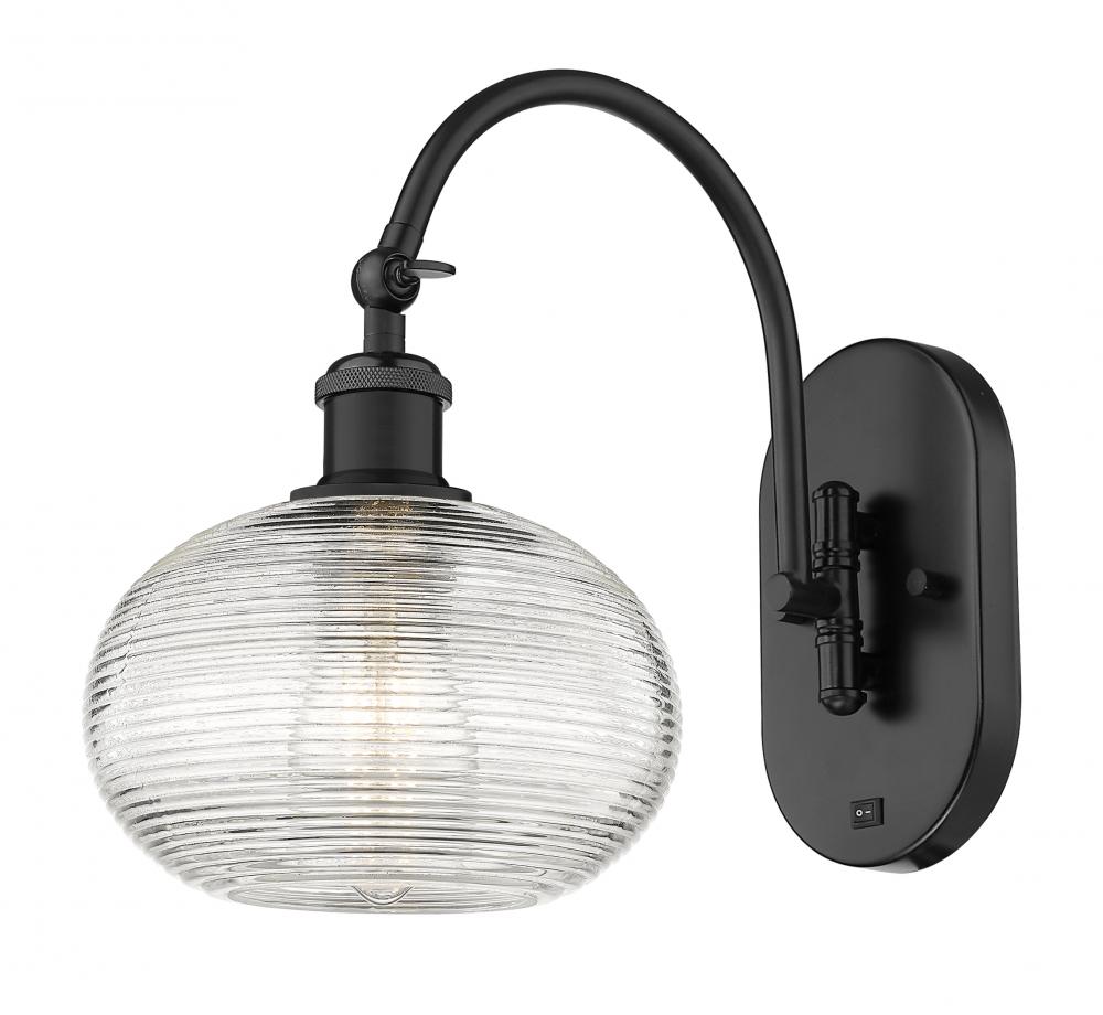 Ithaca - 1 Light - 8 inch - Matte Black - Sconce