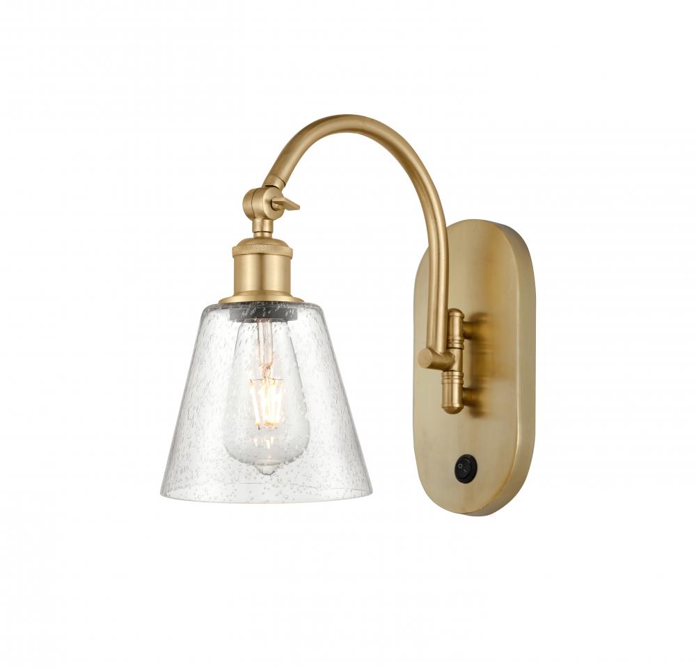 Caton - 1 Light - 5 inch - Satin Gold - Adjustable Swing Arm