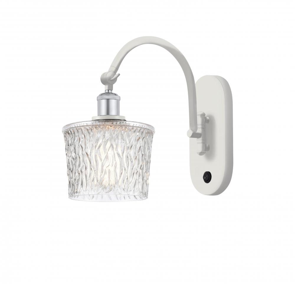 Niagara - 1 Light - 7 inch - White Polished Chrome - Adjustable Swing Arm