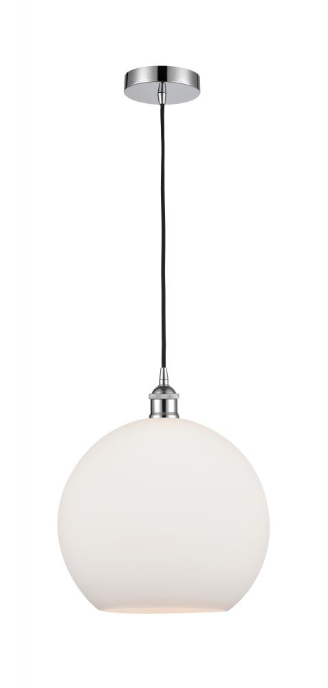 Athens - 1 Light - 12 inch - Polished Chrome - Cord hung - Mini Pendant