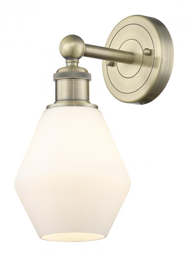 Cindyrella - 1 Light - 6 inch - Antique Brass - Sconce