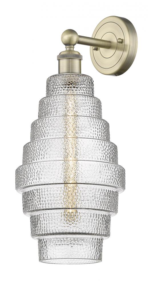 Cascade - 1 Light - 8 inch - Antique Brass - Sconce