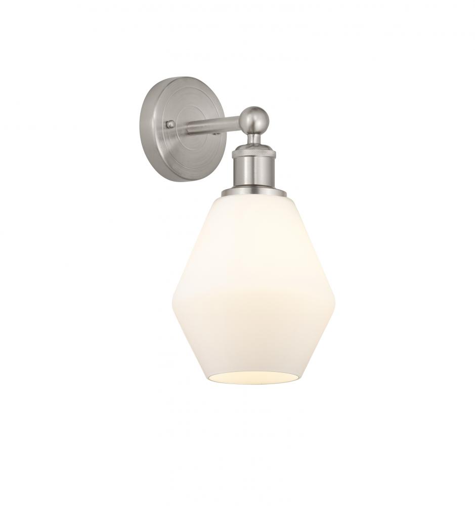 Cindyrella - 1 Light - 6 inch - Brushed Satin Nickel - Sconce