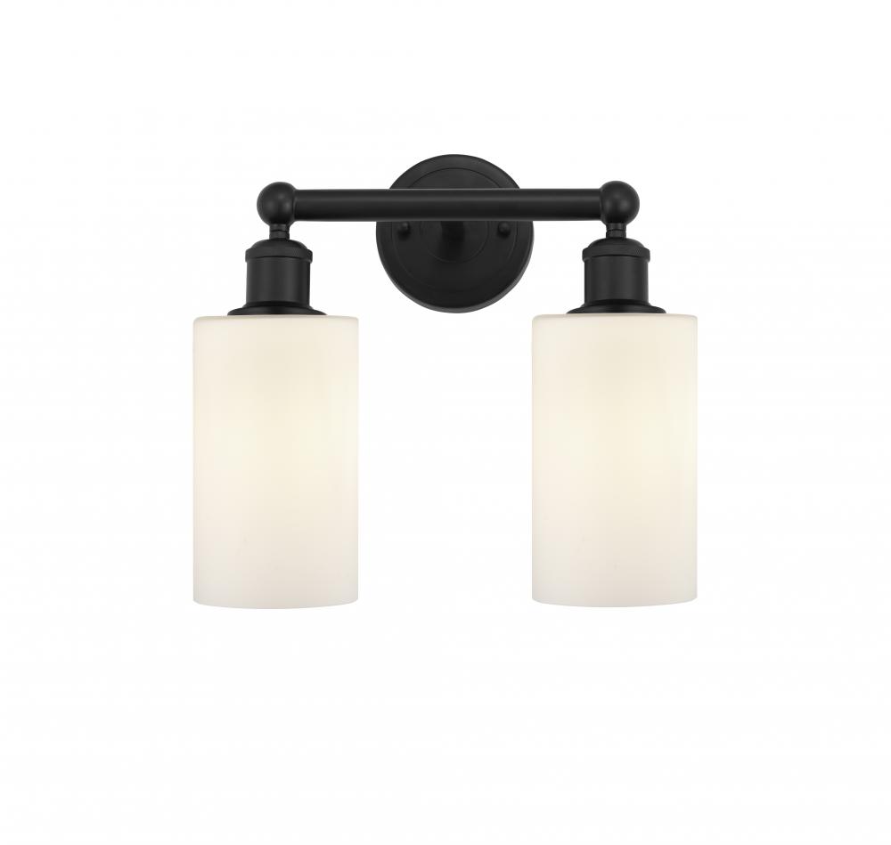 Clymer - 2 Light - 13 inch - Matte Black - Bath Vanity Light