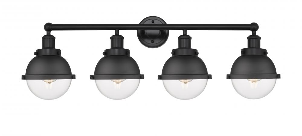 Hampden - 4 Light - 34 inch - Matte Black - Bath Vanity Light