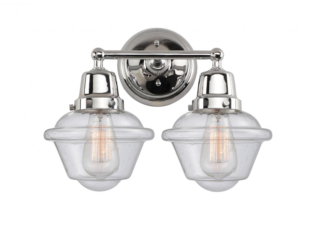 Oxford - 2 Light - 16 inch - Polished Chrome - Bath Vanity Light