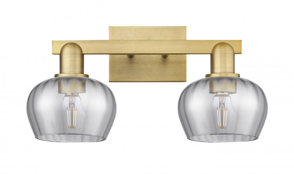 Fenton - 2 Light - 18 inch - Antique Brass - Bath Vanity Light