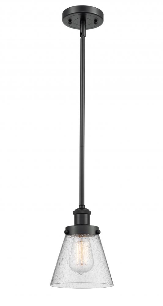 Cone - 1 Light - 6 inch - Matte Black - Mini Pendant